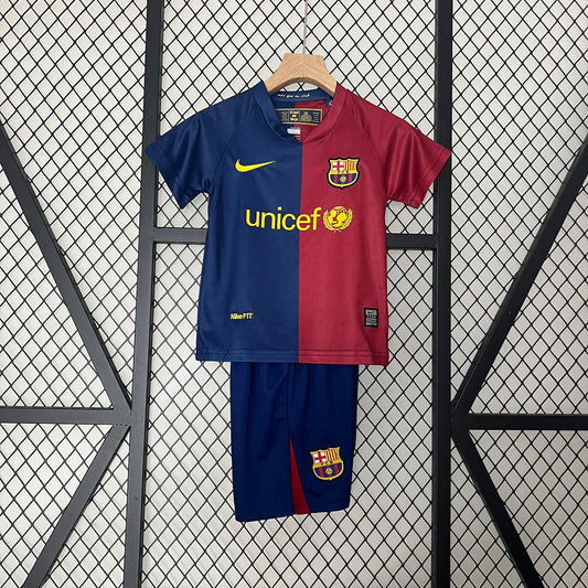 08-09 Barcelona Home Retro Kids Kits