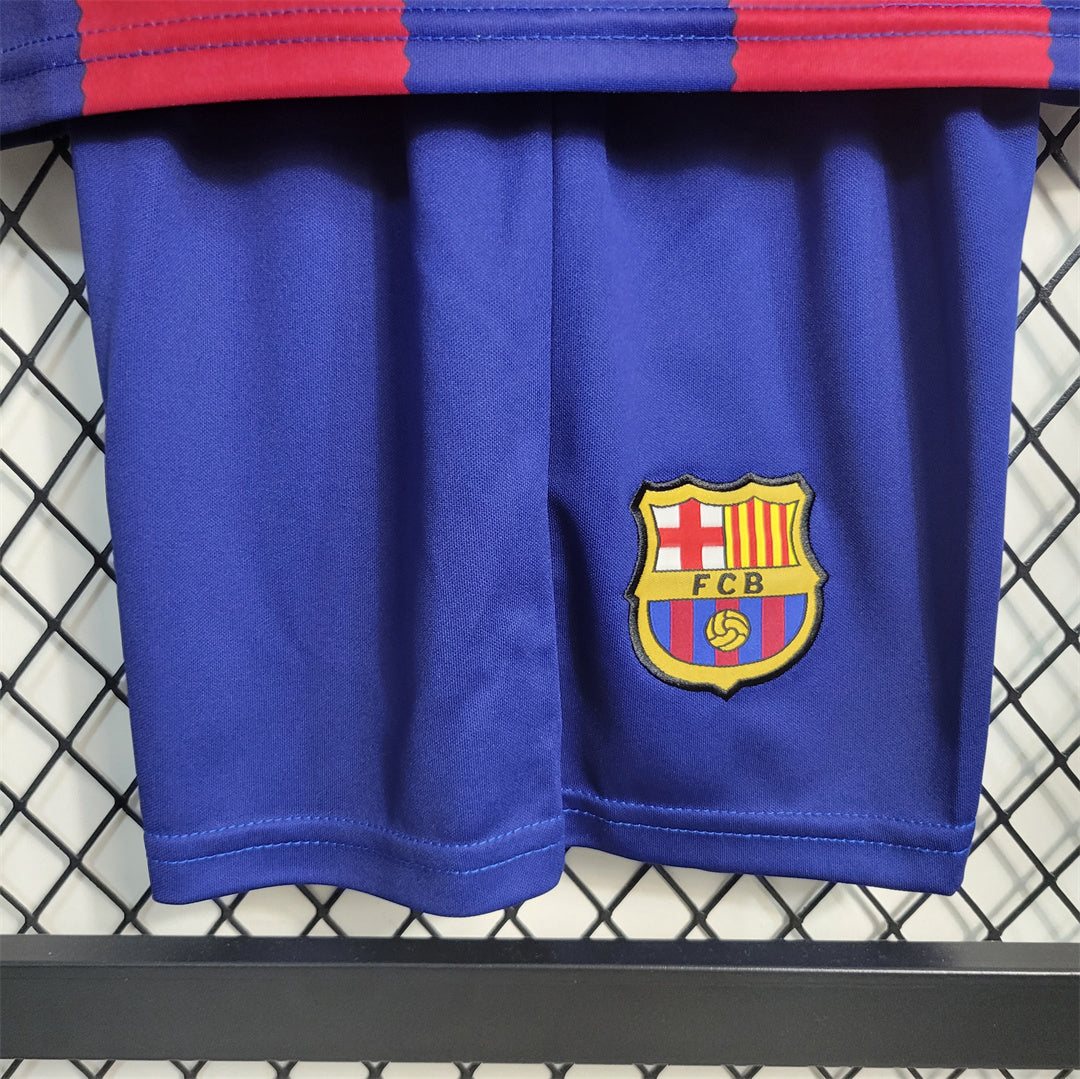23-24 Barcelona home kids kit