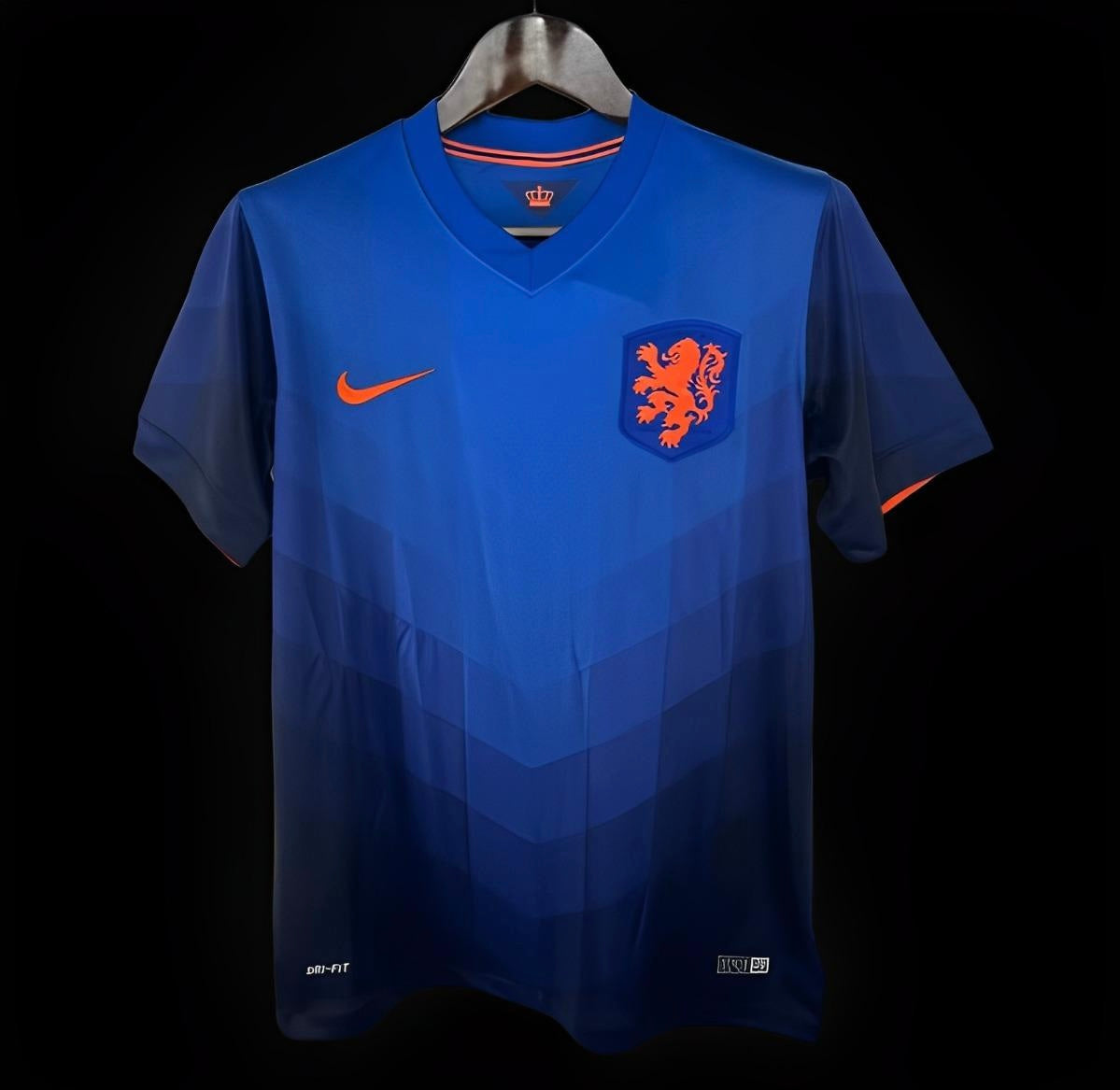 Retro 2014 Netherlands Away Blue Jersey