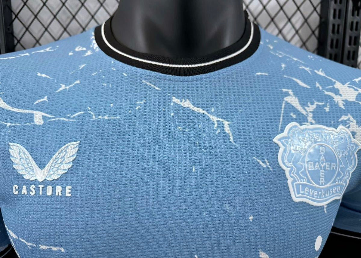 Player Version 23/24 Bayer 04 Leverkusen Away Blue Jersey