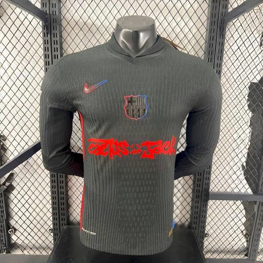 24-25 Barcelona x Travis Scott Away Long Sleeve