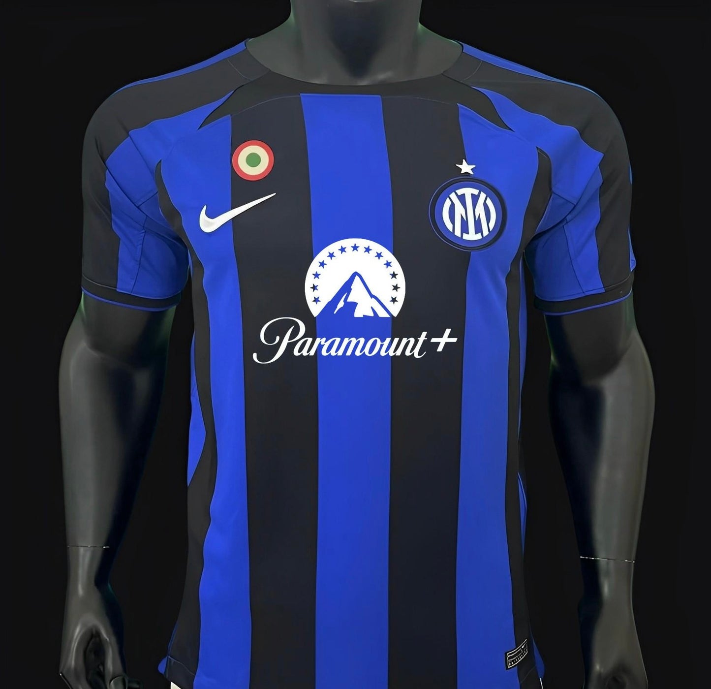 22/23 Inter Milan Home Jersey With Paramount Plus Sponsor