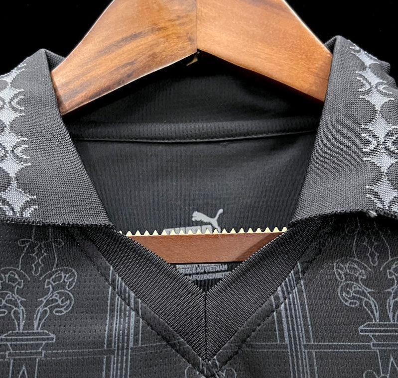 23/24 AC Milan x PLEASURES Forth Black Jersey