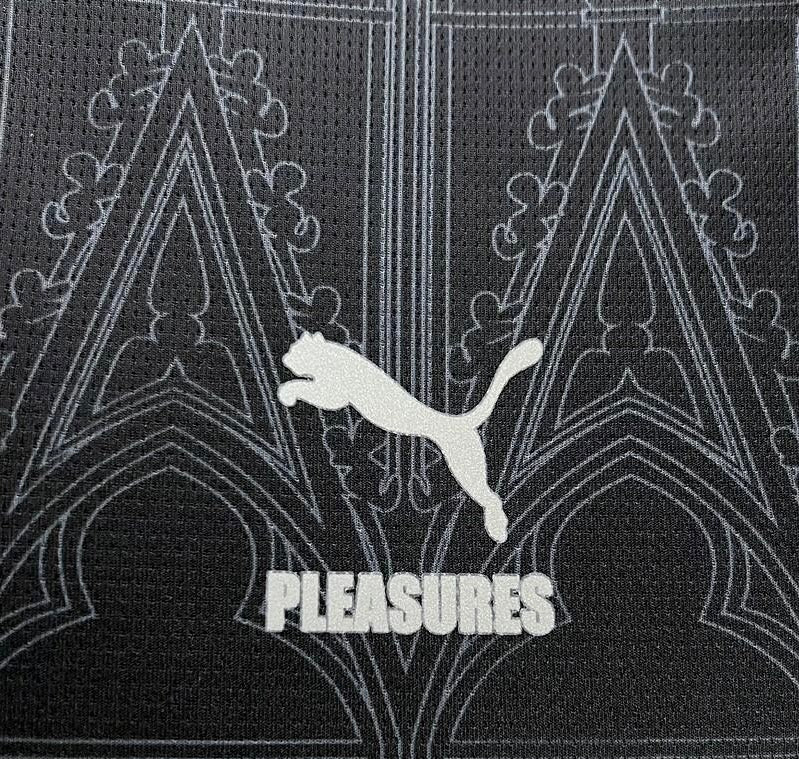 23/24 AC Milan x PLEASURES Forth Black Jersey