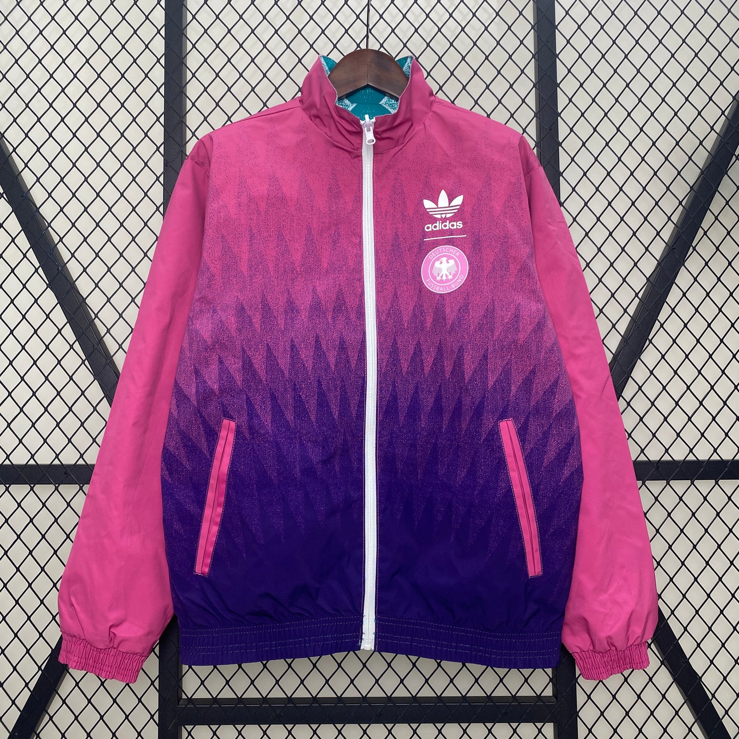 24/25 Germany Green/Pink Reversible Windbreaker