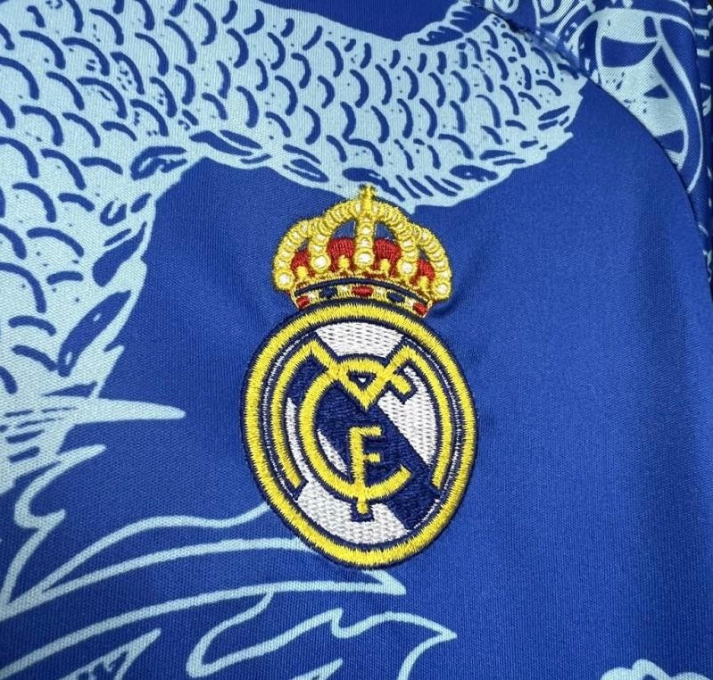 2024/25 Real Madrid Blue Dragon Special Edition Jersey
