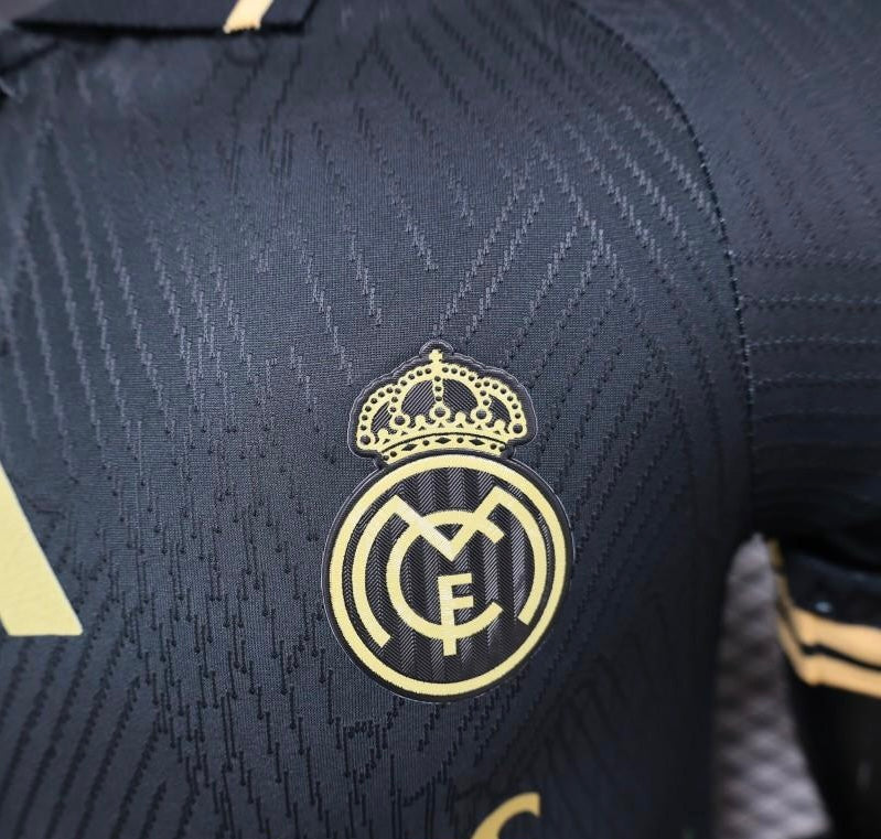 Player Version 24/25 Real Madrid Black/Golden Special Jersey