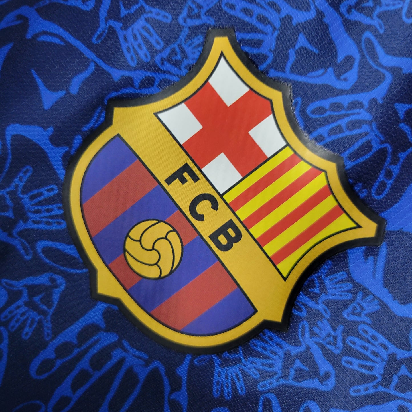 24/25 FC Barcelona Windbreaker in Blue