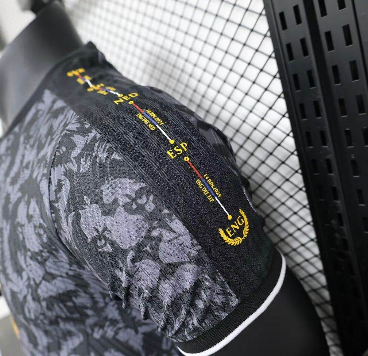 2024 England Comma Football Champions Of Europe Jersey