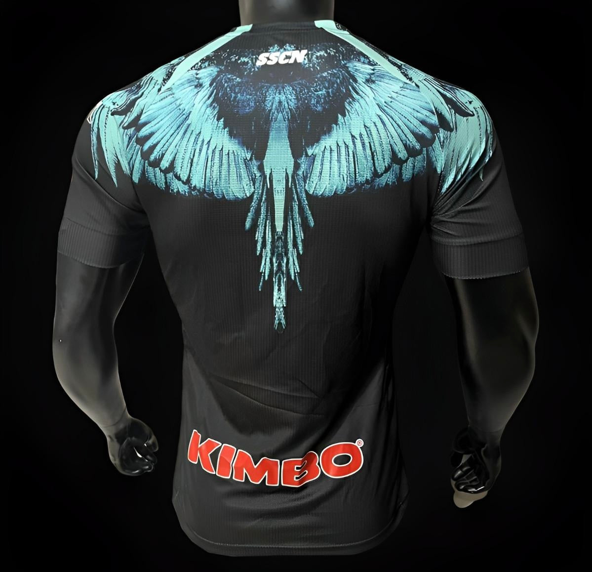 Player Version 20/21 Kappa X Marcelo Burlon Napoli Black Jersey