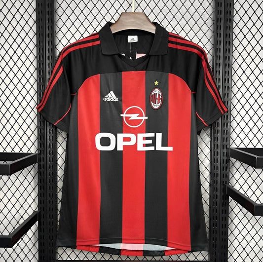 Retro 2000/02 AC Milan Home Jersey