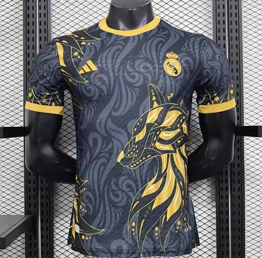 Player Version 24/25 Real Madrid Black/Golden Special Jersey