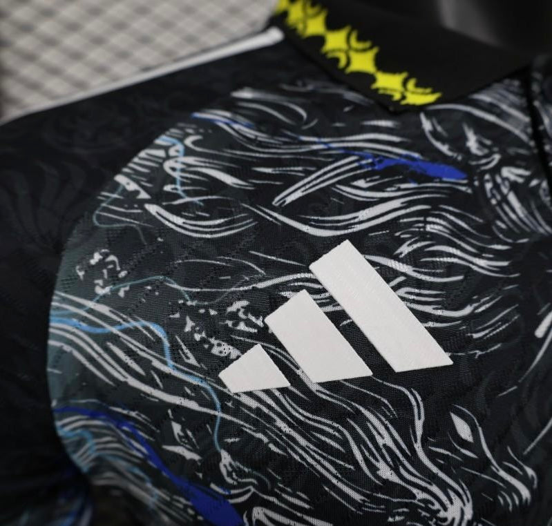 Player Version 24/25 Real Madrid Black/Blue Dragon Special Jersey