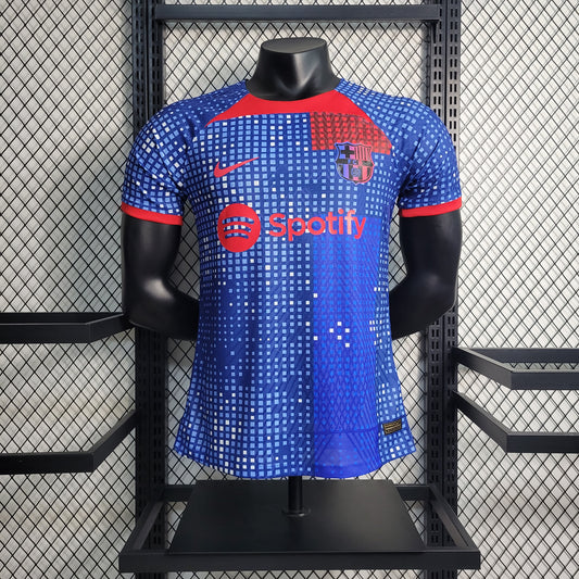 23-24 Barcelona Blue Training Jersey
