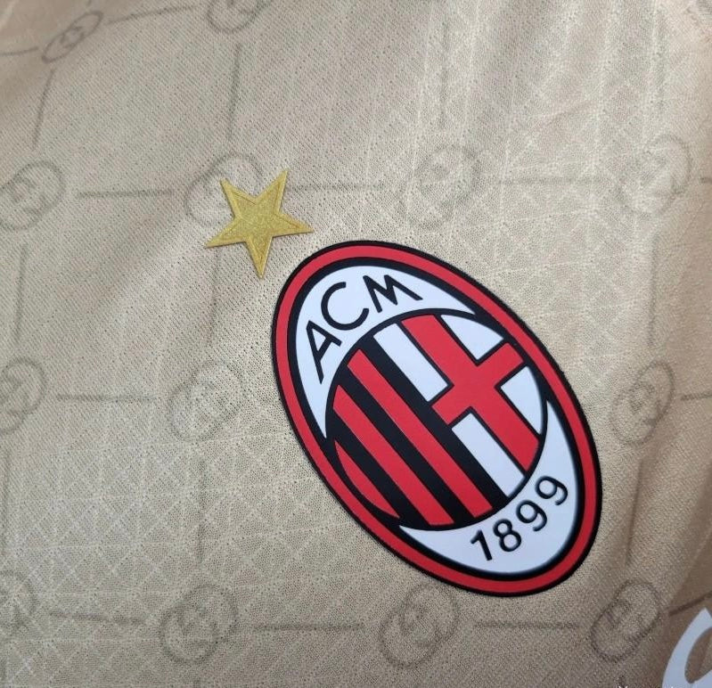 Player Version 24/25 AC Milan x Gucci Golden Jersey