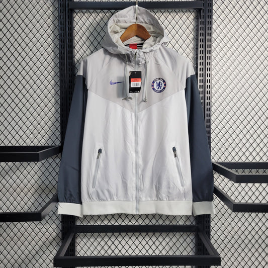 24/25 Chelsea White Windbreaker