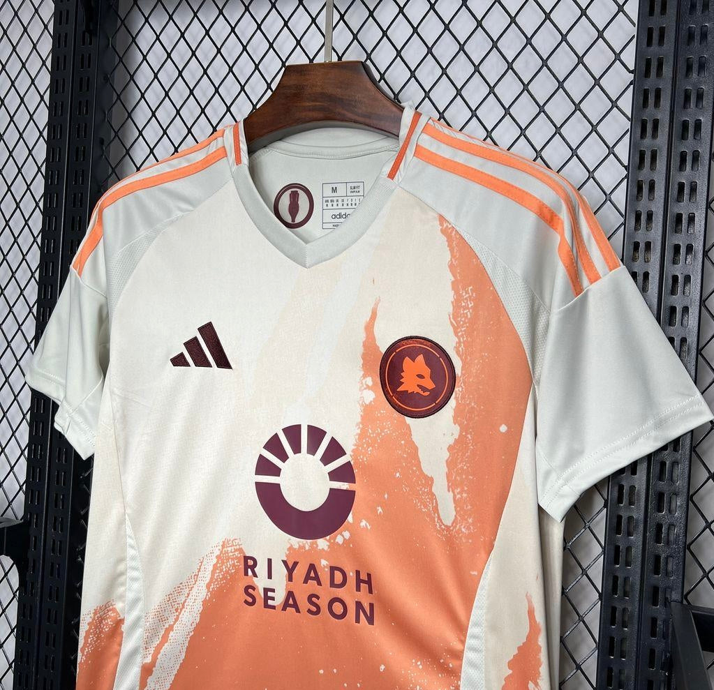 24/25 AS Roma Away White Jersey