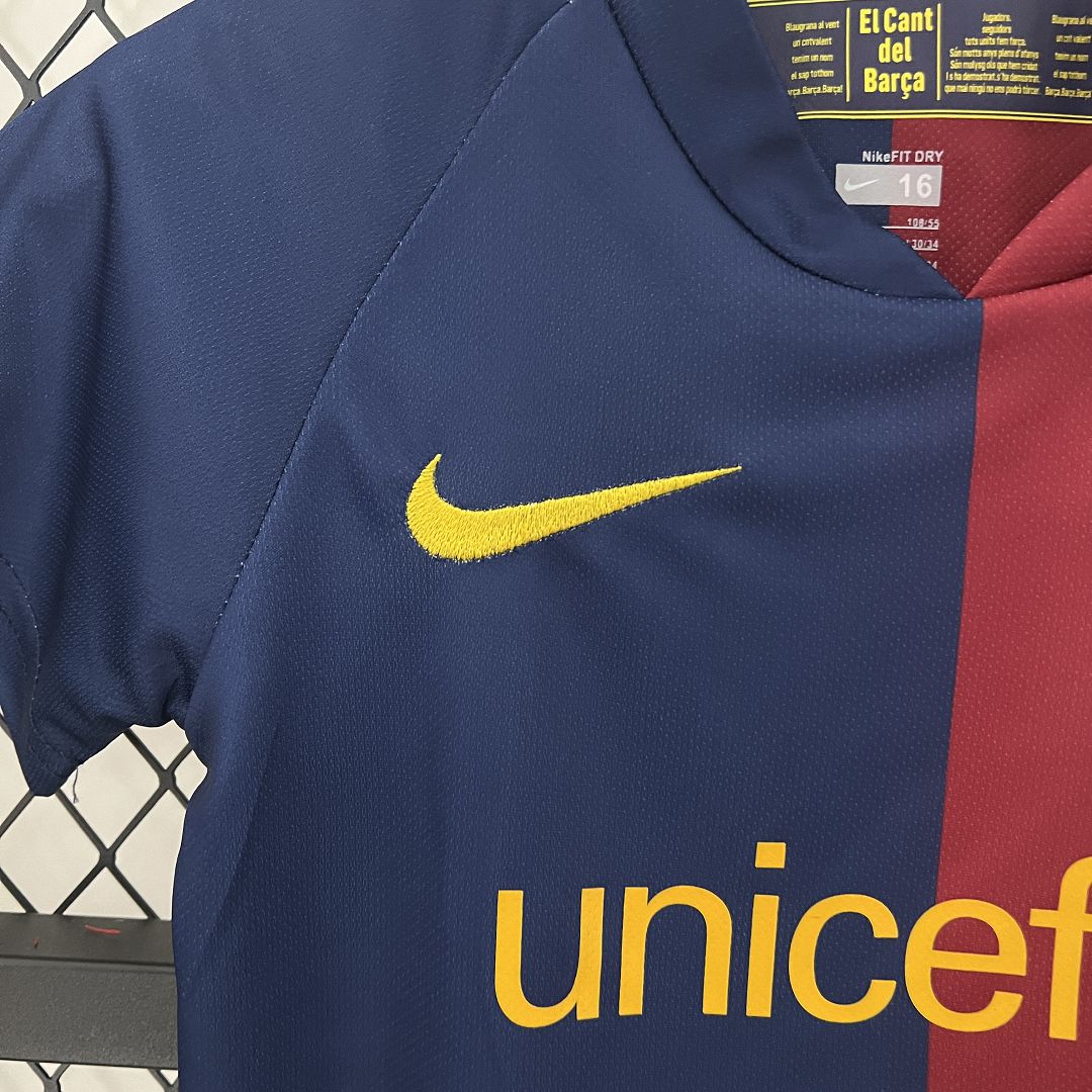 08-09 Barcelona Home Retro Kids Kits