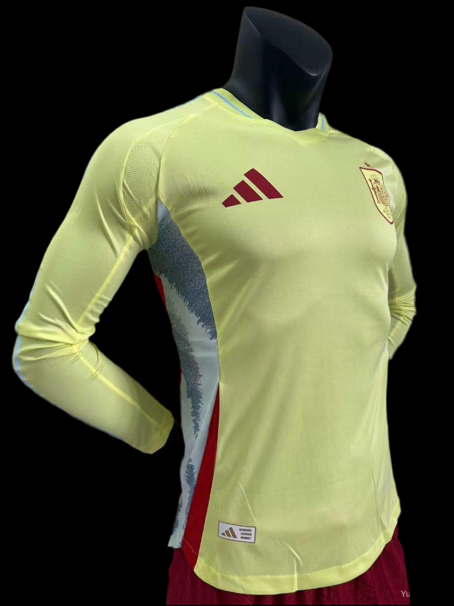 2024 Spain Away Yellow Long Sleeve