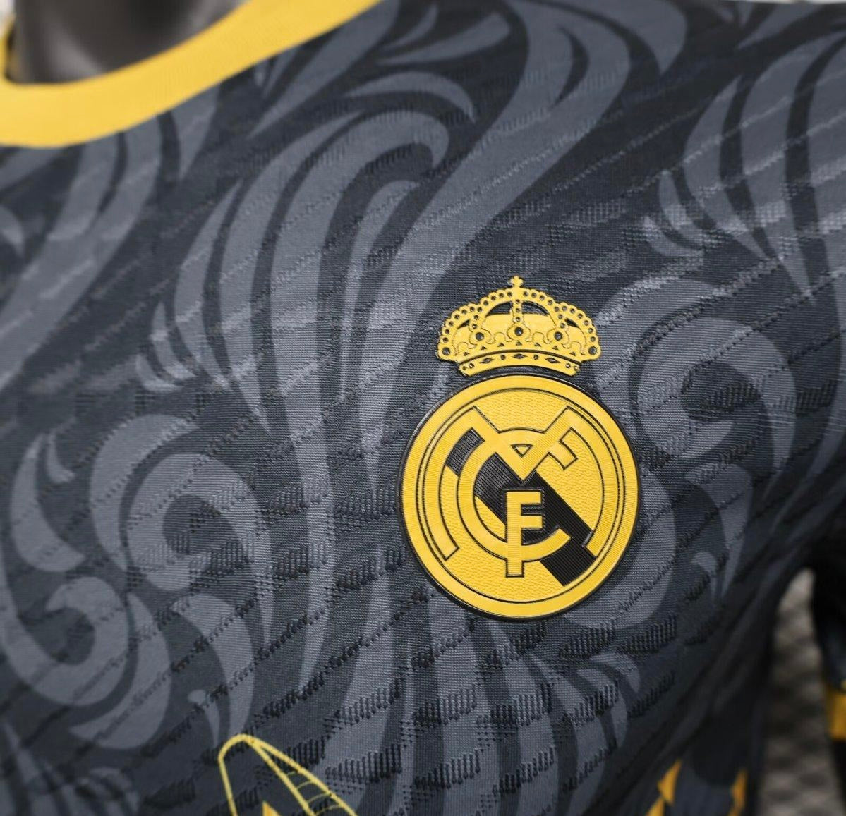Player Version 24/25 Real Madrid Black/Golden Special Jersey