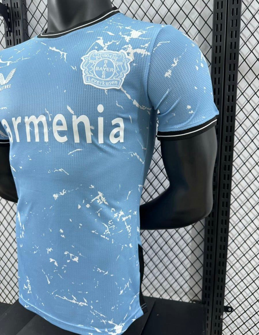 Player Version 23/24 Bayer 04 Leverkusen Away Blue Jersey