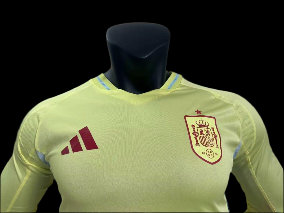 2024 Spain Away Yellow Long Sleeve