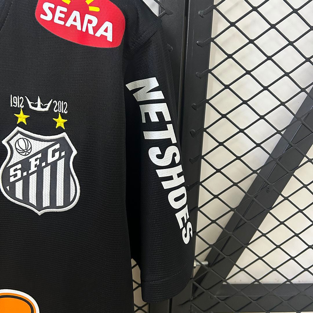 12-13 Santos Away Retro Kit Neymar Jr