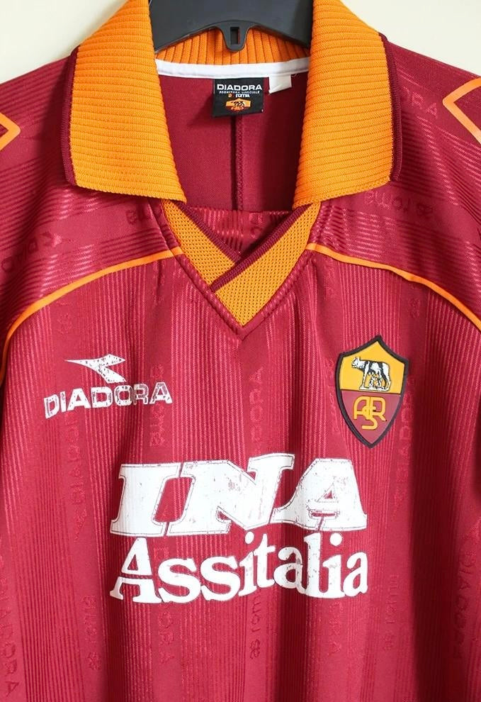 Retro 99/00 AS Roma Home Jersey