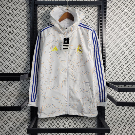 Real Madrid Windbreaker in White