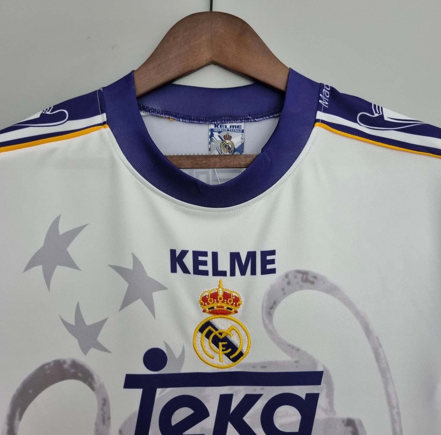 Retro 97-98 Real Madrid Champions League Commemorative Edition