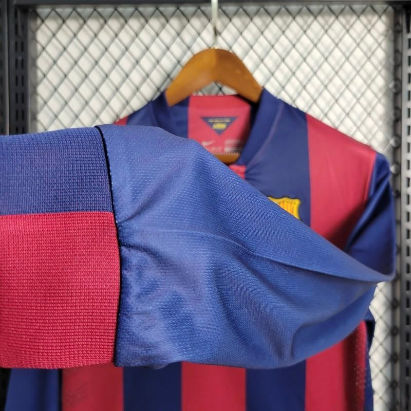 Retro 14/15 Barcelona Home Long Sleeve