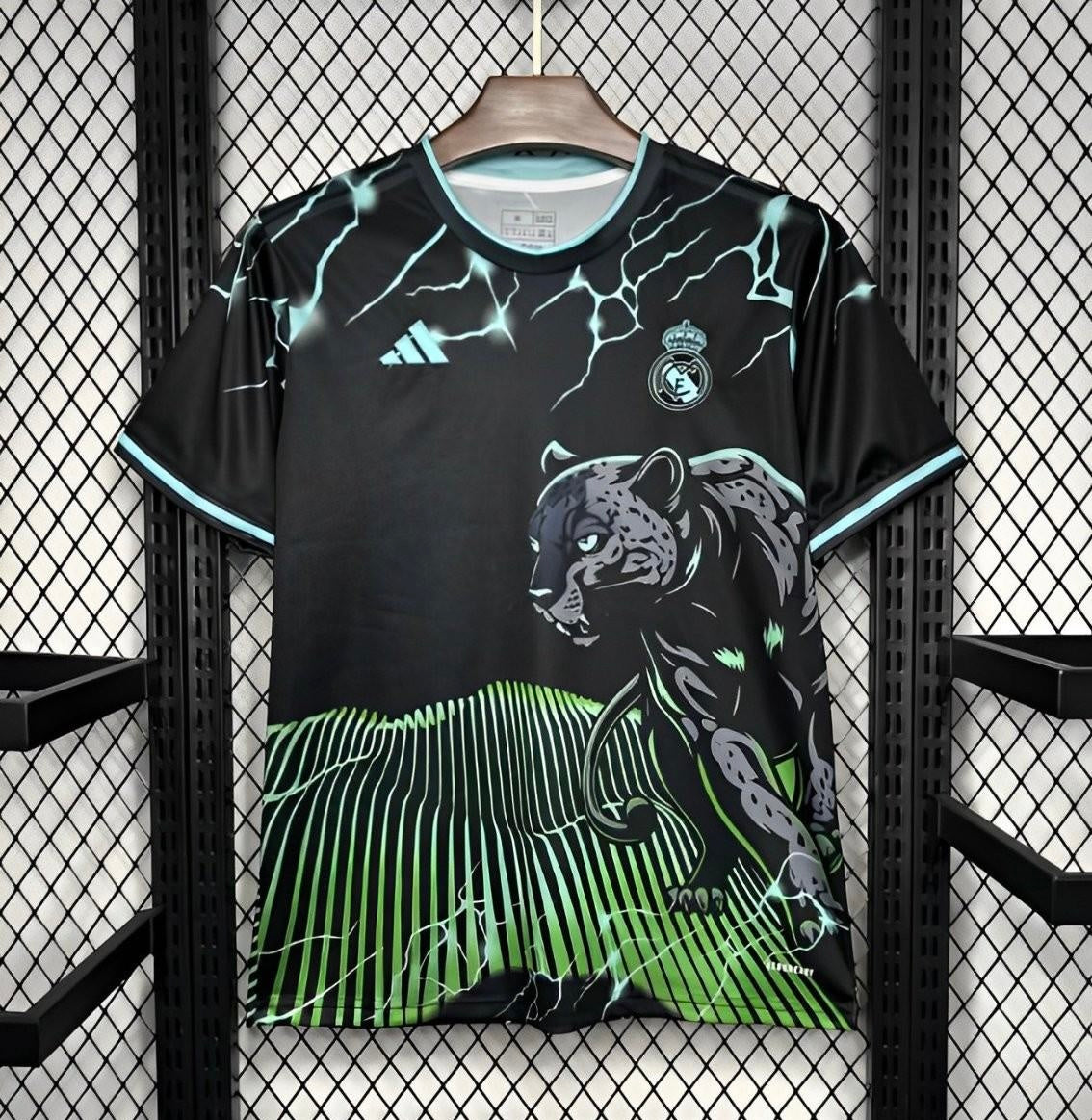 24/25 Real Madrid “Desert Panther” Black&Green Special Edition Kit