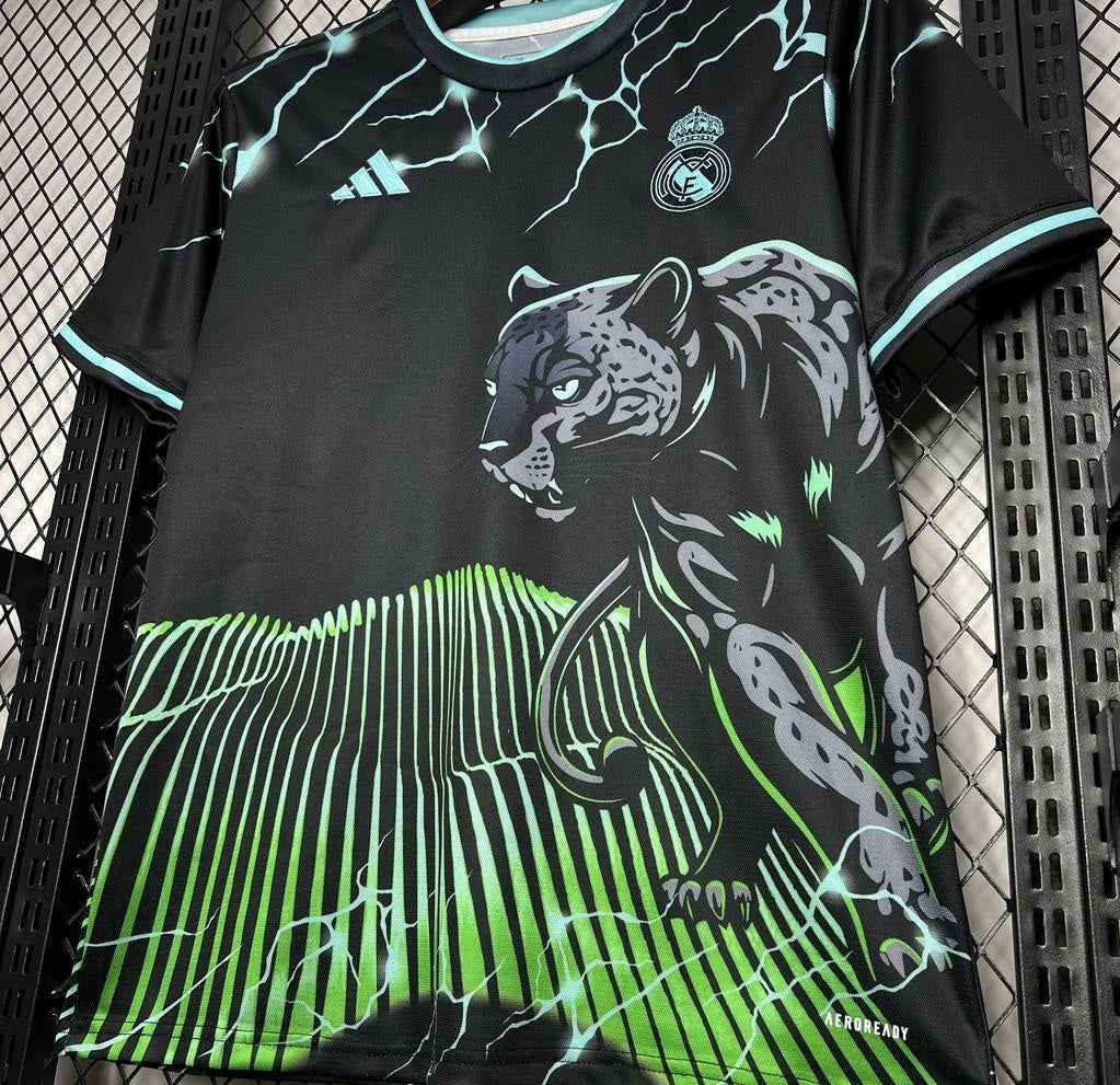 24/25 Real Madrid “Desert Panther” Black&Green Special Edition Kit
