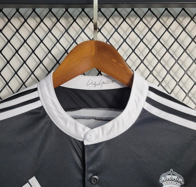 Retro 14/15 Real Madrid Third Black Dragon Long Jersey