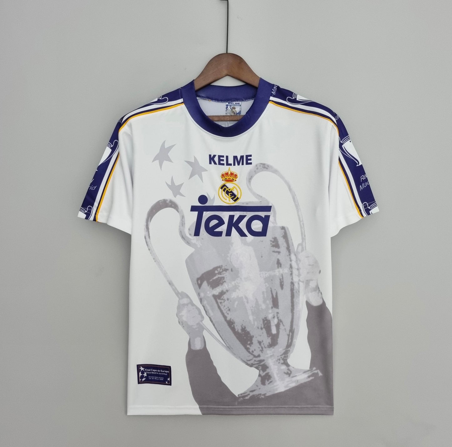 Retro 97-98 Real Madrid Champions League Commemorative Edition