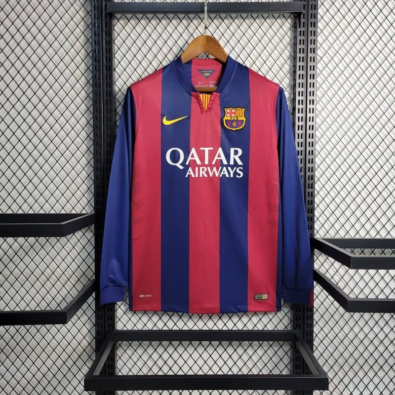 Retro 14/15 Barcelona Home Long Sleeve