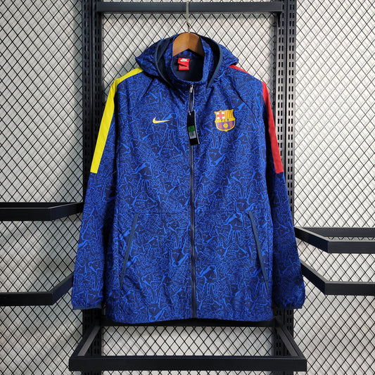 24/25 FC Barcelona Windbreaker in Blue