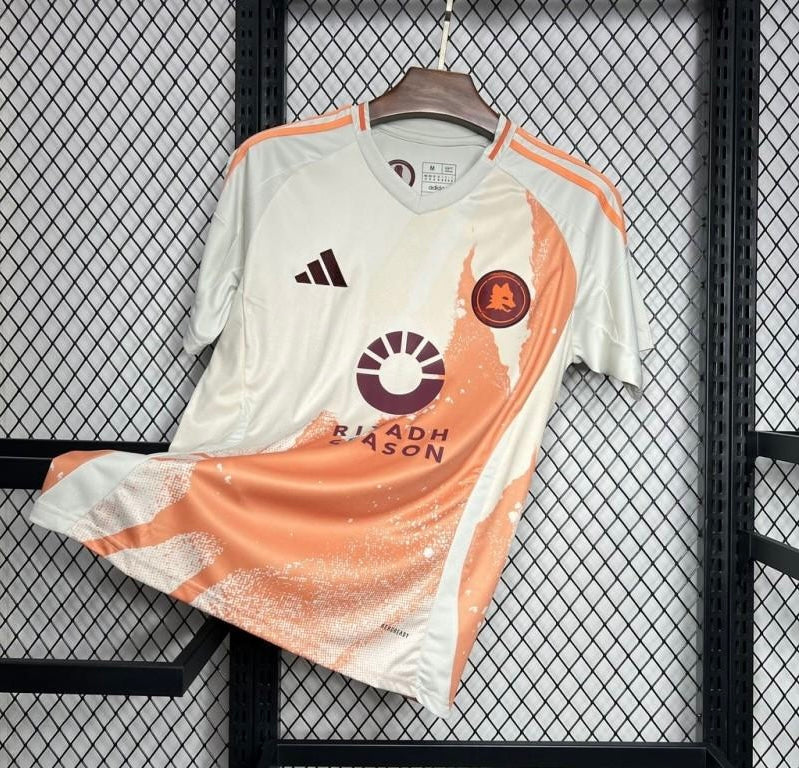24/25 AS Roma Away White Jersey