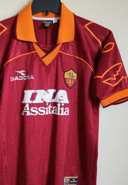 Retro 99/00 AS Roma Home Jersey