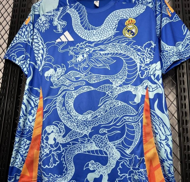2024/25 Real Madrid Blue Dragon Special Edition Jersey