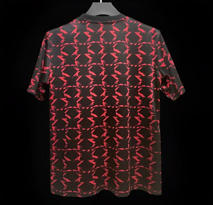 24/25 Manchester United M pattern Red/Black Pre-Match Jersey