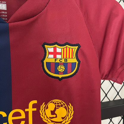 08-09 Barcelona Home Retro Kids Kits