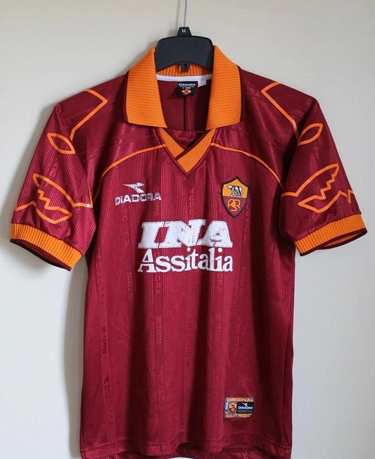 Retro 99/00 AS Roma Home Jersey