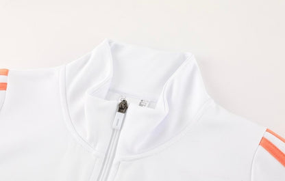 24/25 Roma White Full Zipper Jacket +Long Pants