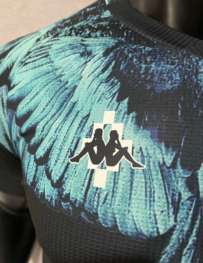 Player Version 20/21 Kappa X Marcelo Burlon Napoli Black Jersey