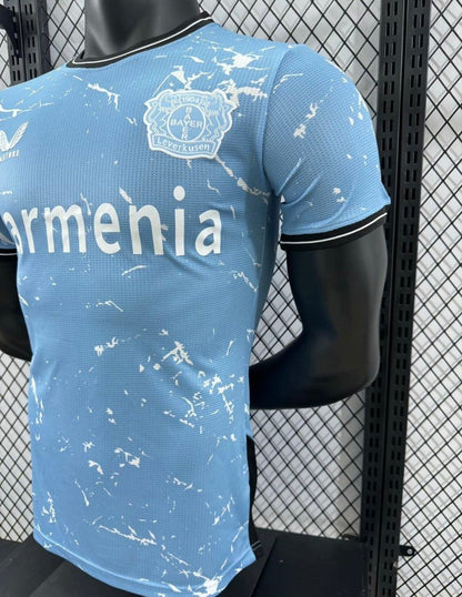 Player Version 23/24 Bayer 04 Leverkusen Away Blue Jersey