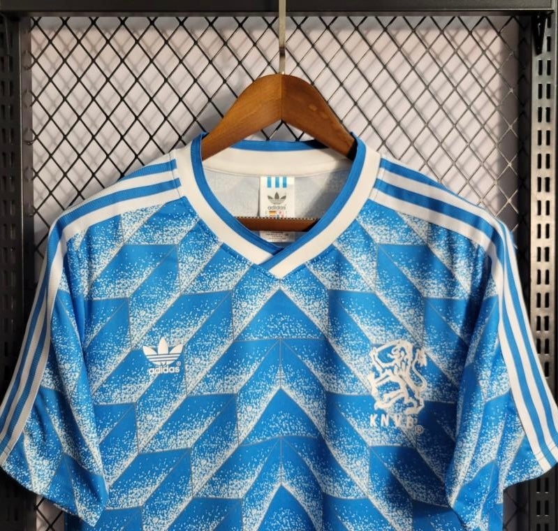 Retro 1988 Netherlands Away Blue Jersey