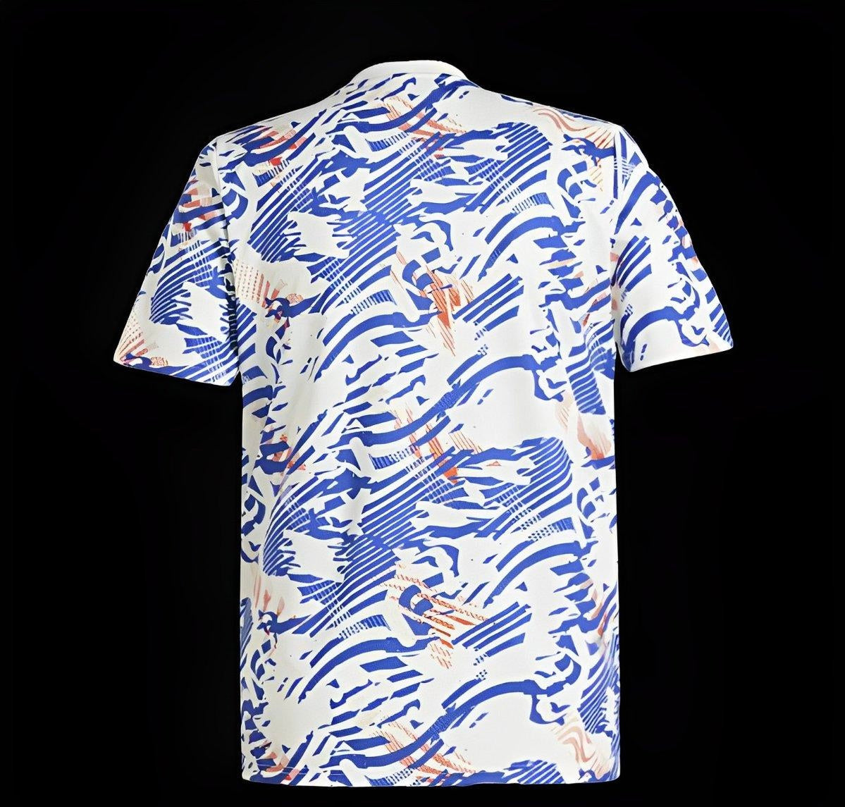 24/25 Olympique Lyon Abstract Blue Orange Pre-match Jersey