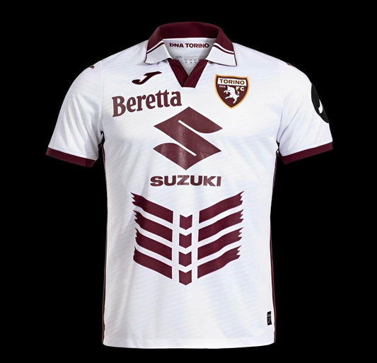 24/25 Torino Away White Jersey