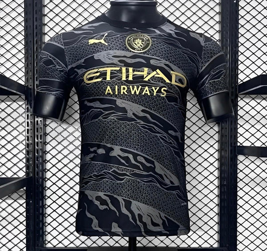 Player Version 24/25 Manchester City Black Dragon Special Jersey
